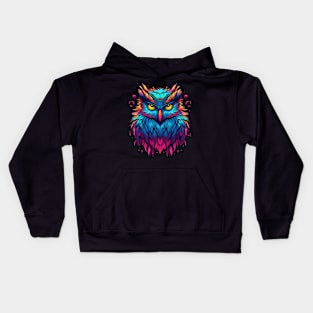 Glow Owl Kids Hoodie